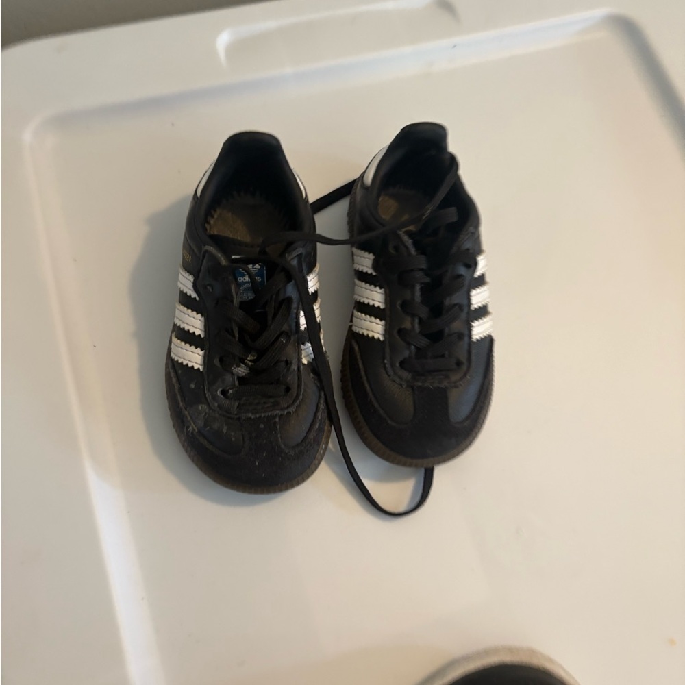 adidas Kids Black and White Sneakers